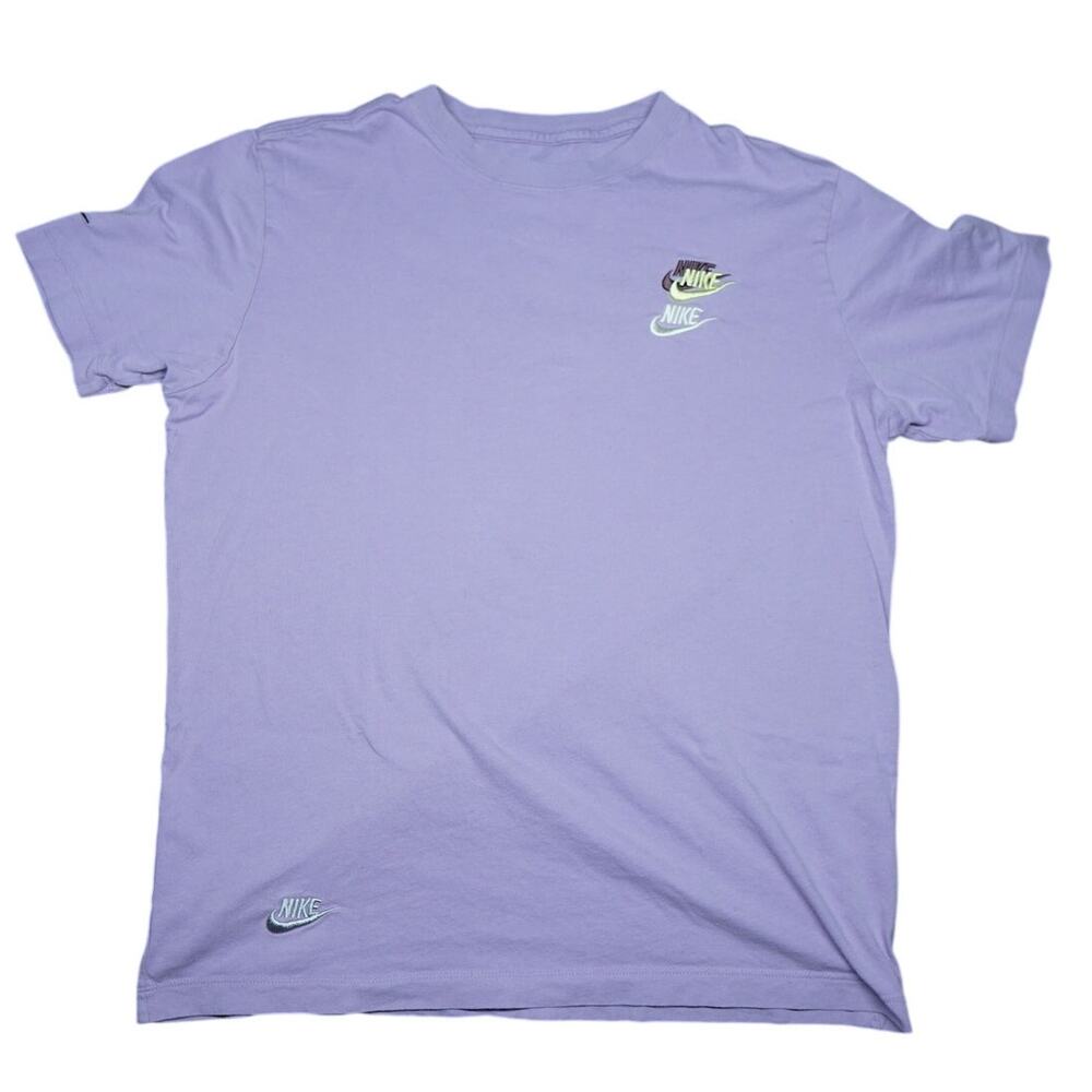 Nike Club Essentials Sportswear Tee Purple DJ1569-589 Men's Short Sleeve Medium